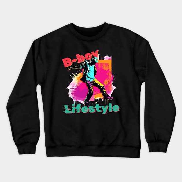 B boy lifestyle Crewneck Sweatshirt by Spearhead Ink